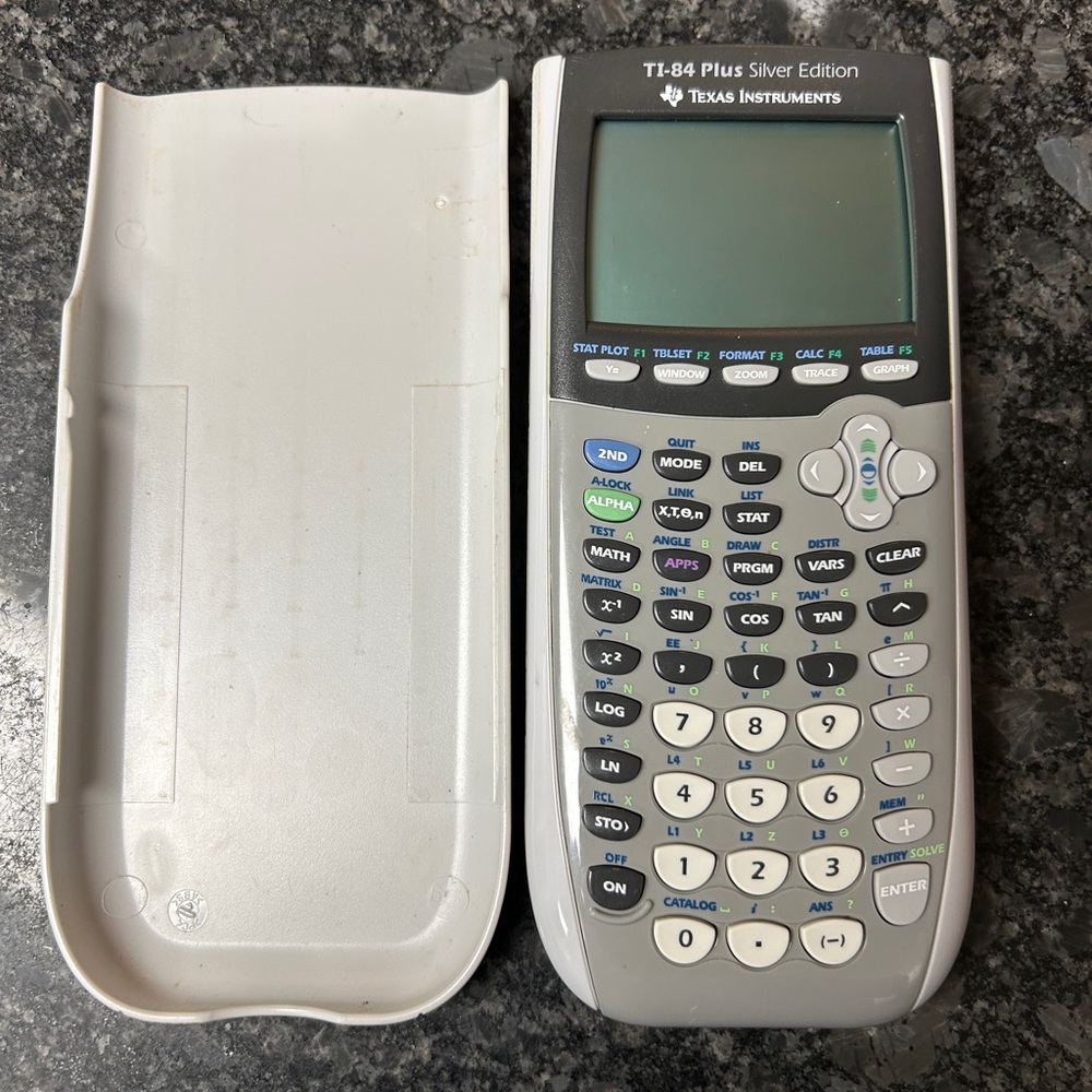 Calculator Texas Instruments TI-84 Plus Silver Edition Graphing Calculator